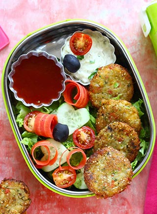 Mixed Vegetable and corn Patty 